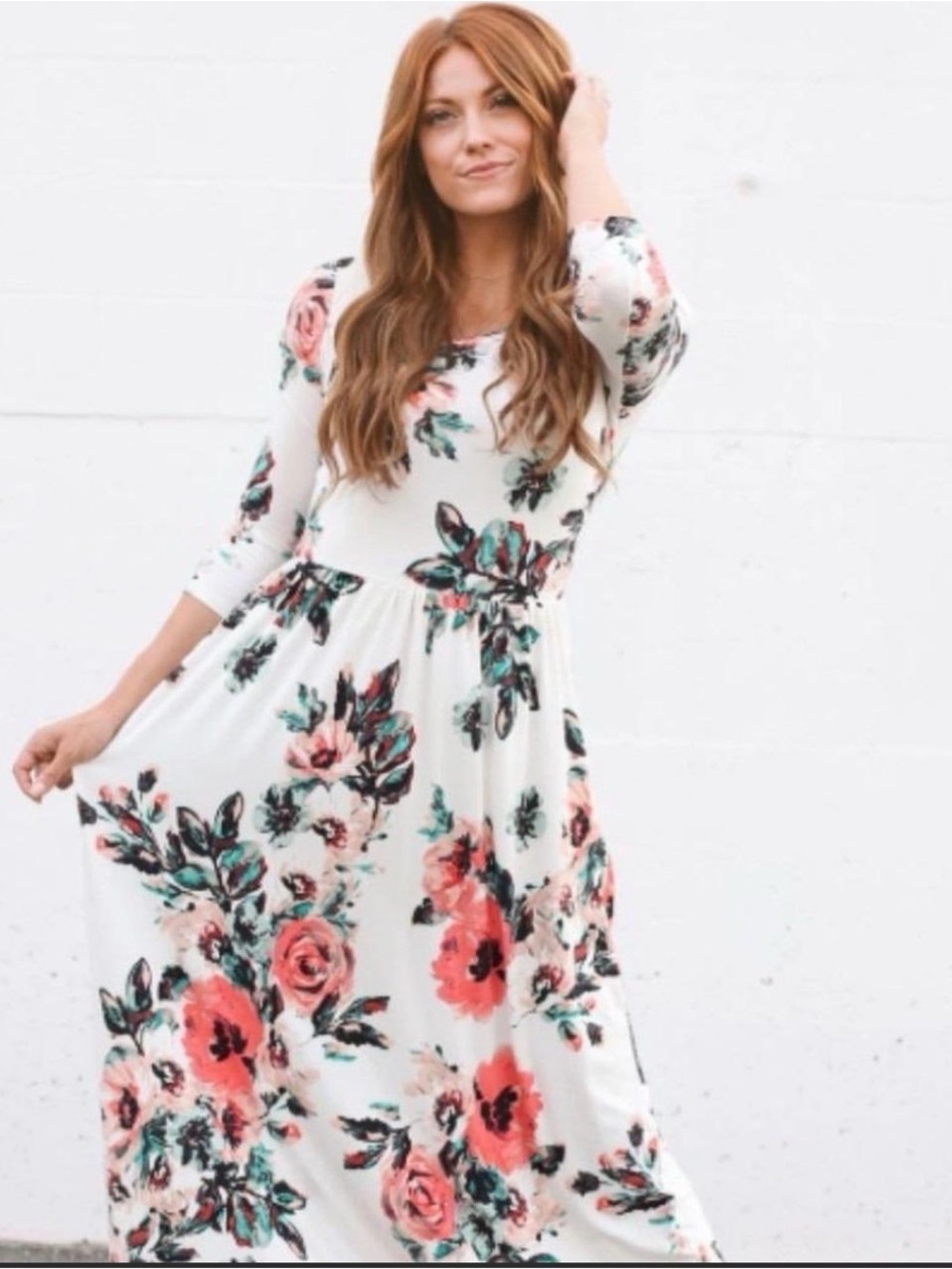 JessaKae Classic Rose Maxi Dress